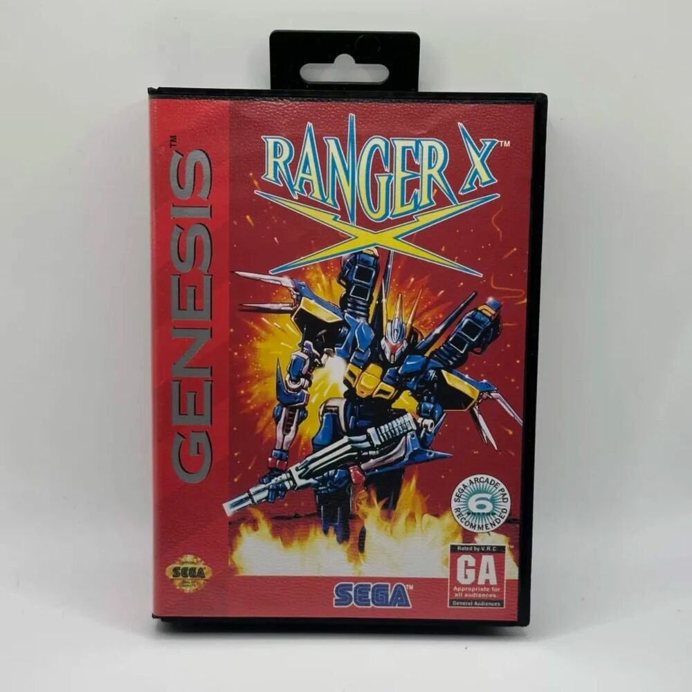 Ranger X Sega Genesis Complete CIB Authentic + Posters & Reg Card